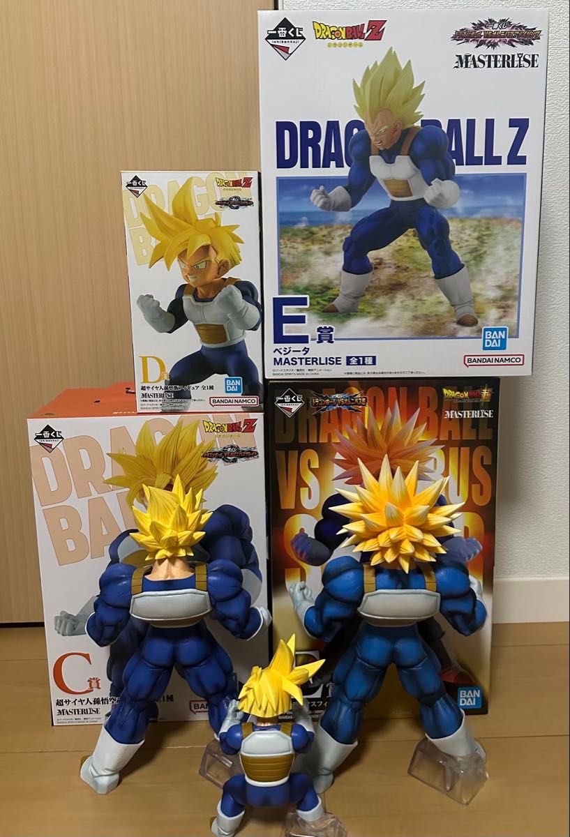 ドラゴンボール 一番くじ 悟空 悟飯 ベジータ トランクス【ムキンクス
