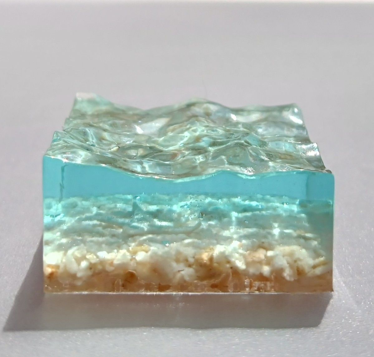 海のかけら No 2313 】エポキシレジン オーシャンアート レジンアート