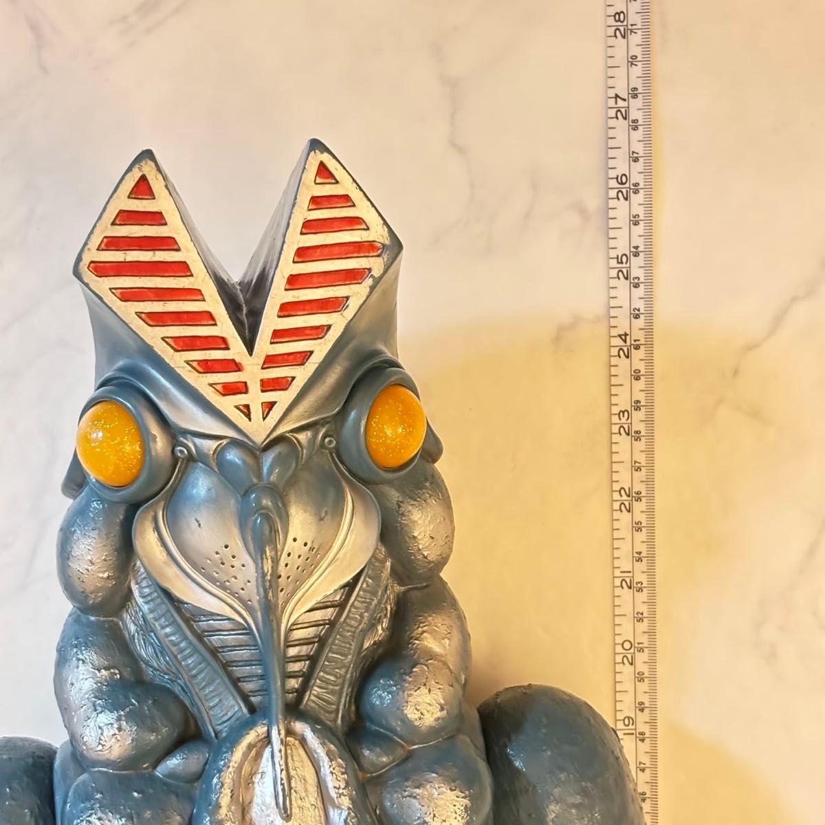 当時物 特大フィギュア ビッグ ソフビ ウルトラマン1989 バルタン星人