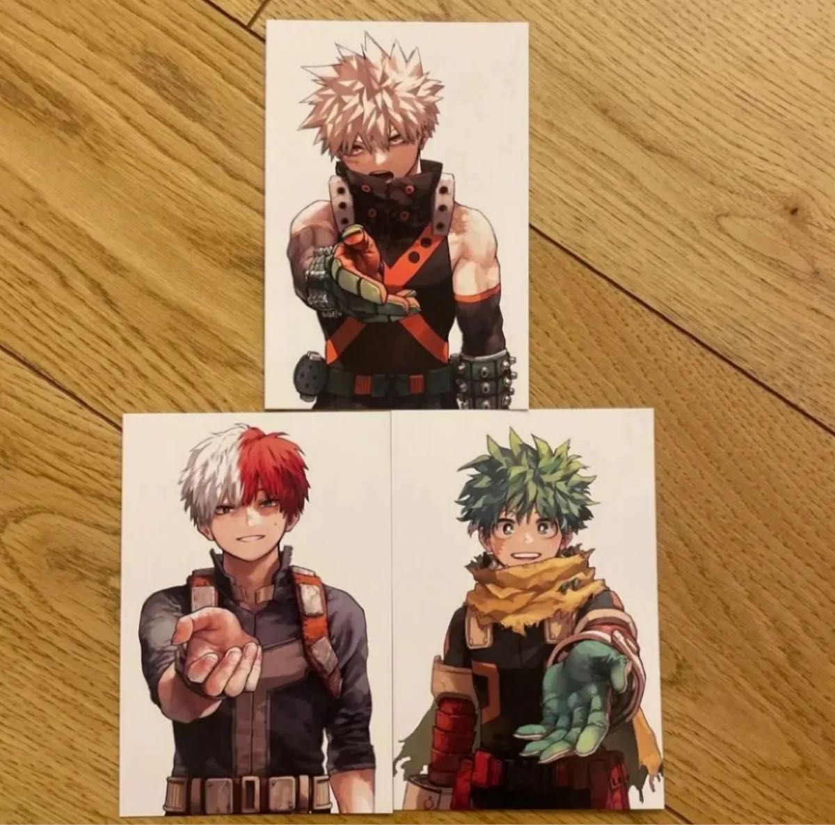 僕のヒーローアカデミア ポストカード 3枚セット ヒロアカ イラスト