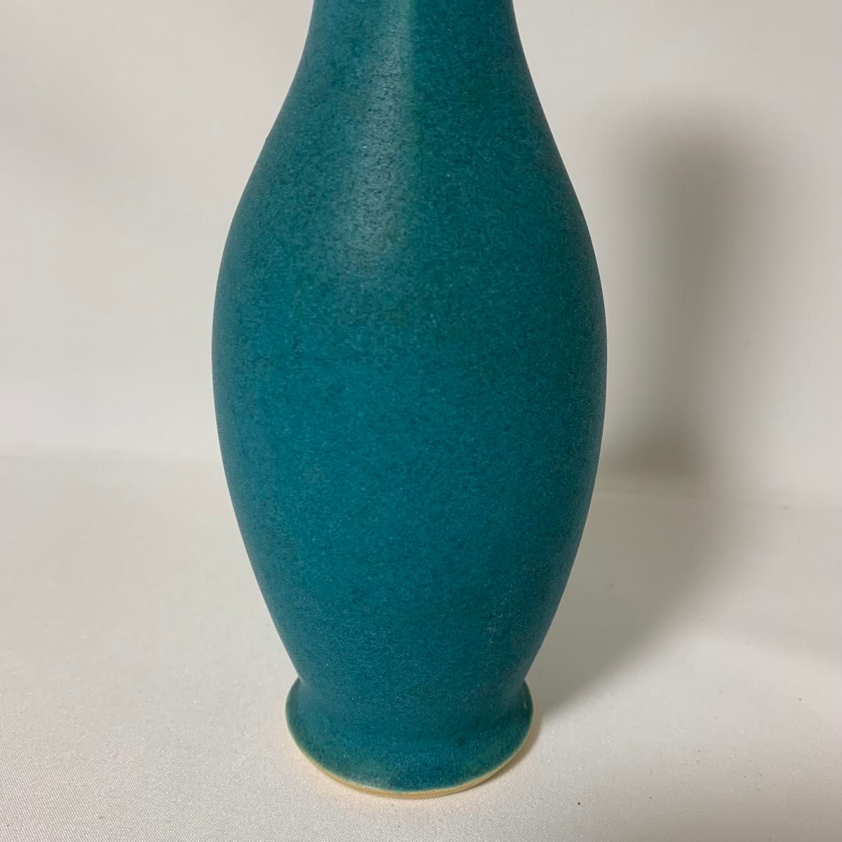 清水焼 青色 翡翠色 陶器製 花瓶 フラワーベース フラワースタンド