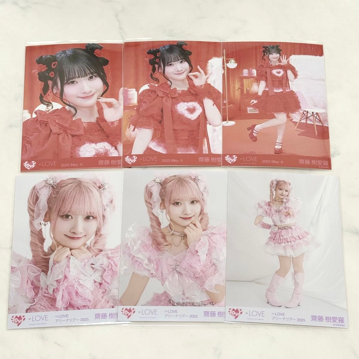 LOVE イコラブ 生写真 とくベチュ、して 歌唱衣装 直筆 齋藤樹愛羅