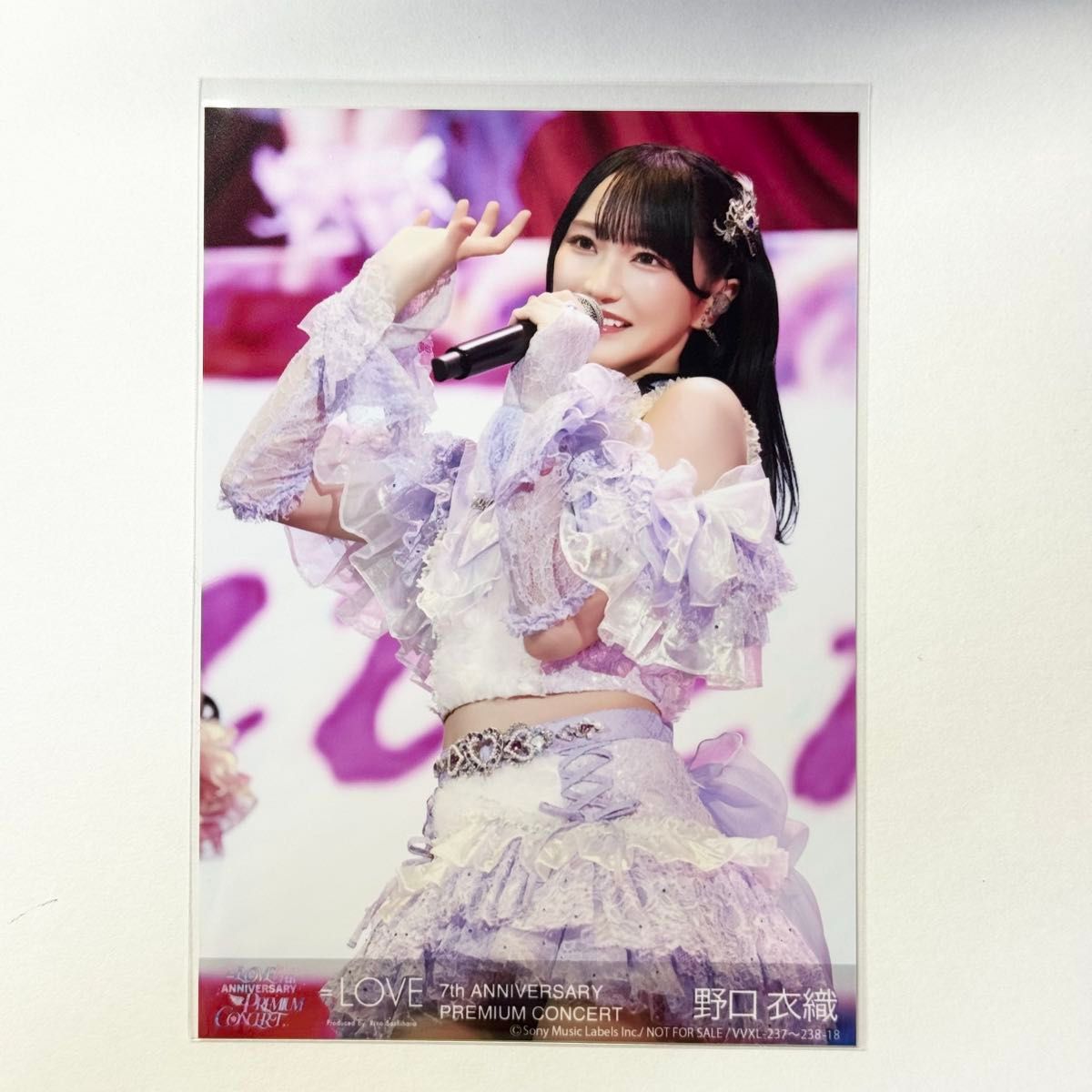 即購入可】台湾公演 限定 ＝LOVE イコラブ 直筆 クリアファイル 野口