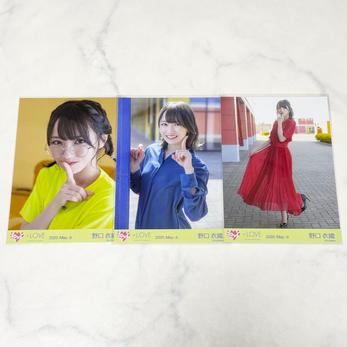 イコラブ ＝LOVE 野口衣織 君と私の歌 生写真 コンプ｜Yahoo!フリマ