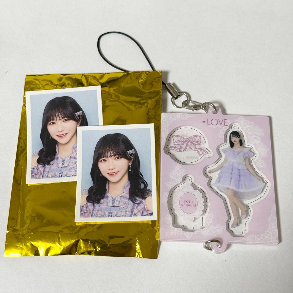 イコラブ ＝LOVE 野口衣織 ピンキー ミニくじ アクキー おまけ id