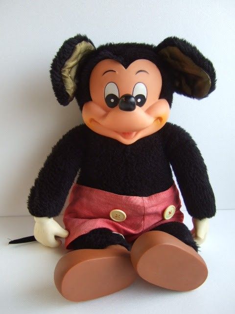 東京ディズニー 開演当初 ミッキーマウス ぬいぐるみ 約40cm ヤング