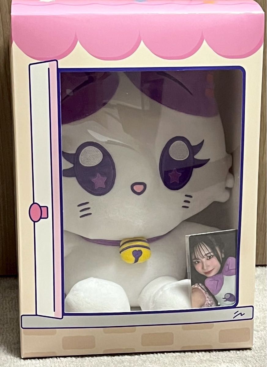 佐々木心菜 KOKO NYA おすわりME EYE's ぬいぐるみ トレカ付き｜Yahoo