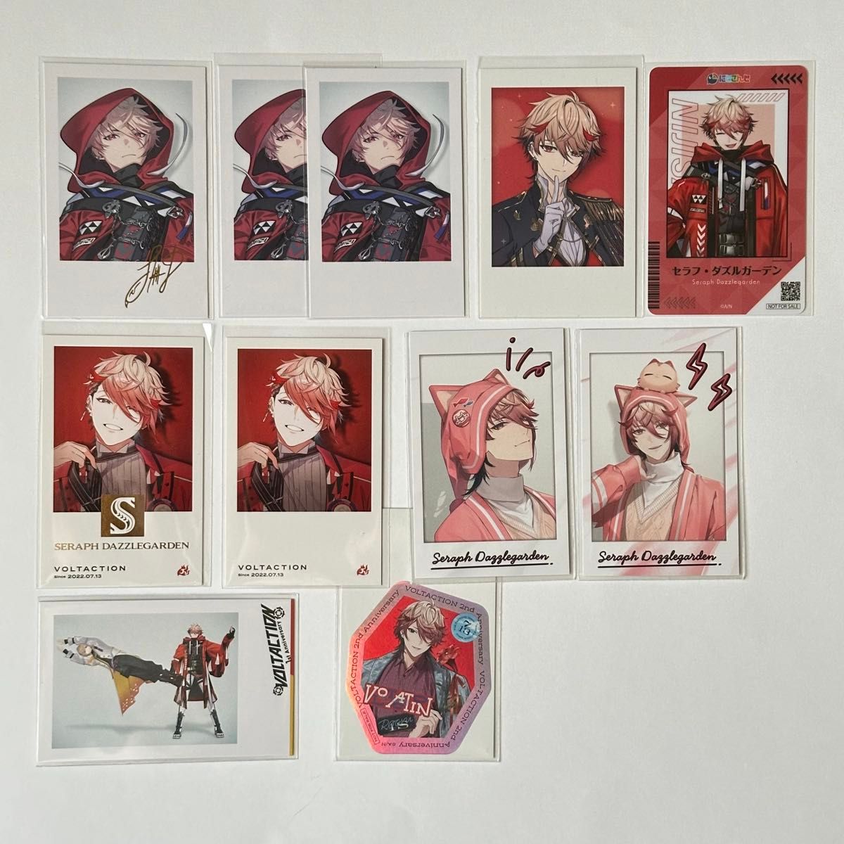 セラフ・ダズルガーデン アクスタ チェキ 缶バッジ 誕生日 まとめ売り