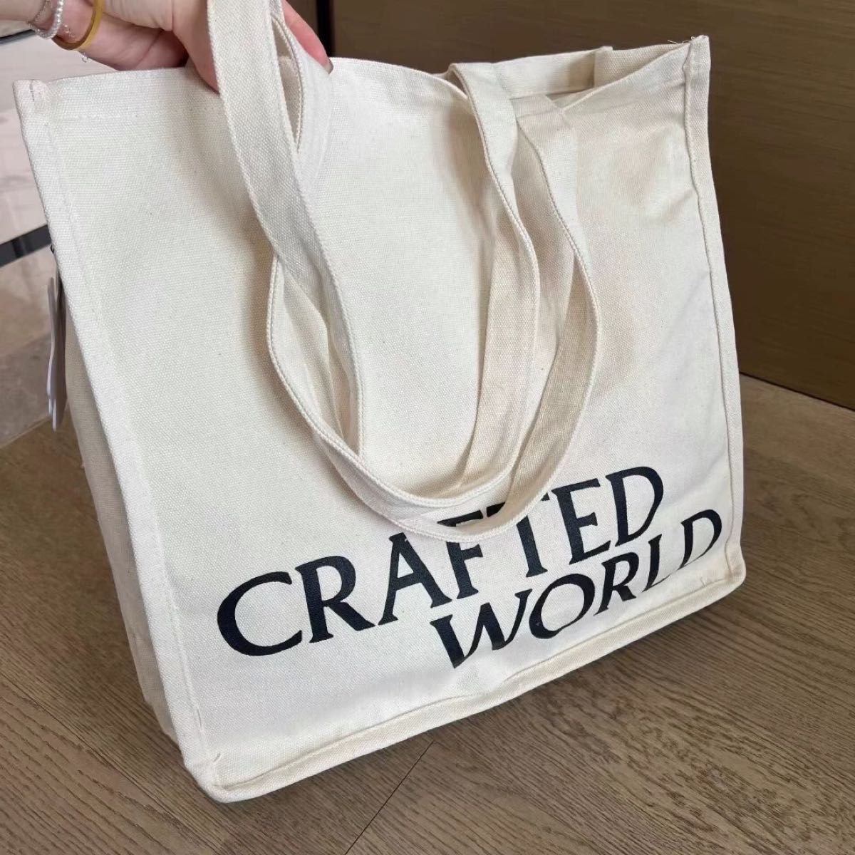 新品】LOEWE ロエベ クラフテッド・ワールド展 限定トートバッグ【 A柄