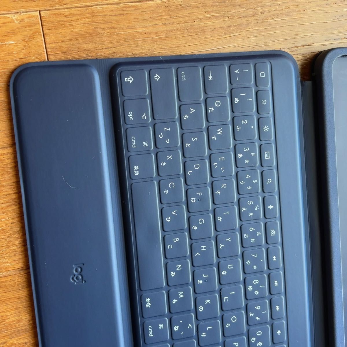 Logicool iPad用キーボード付きケース ネイビー iPad第7/8/9世代