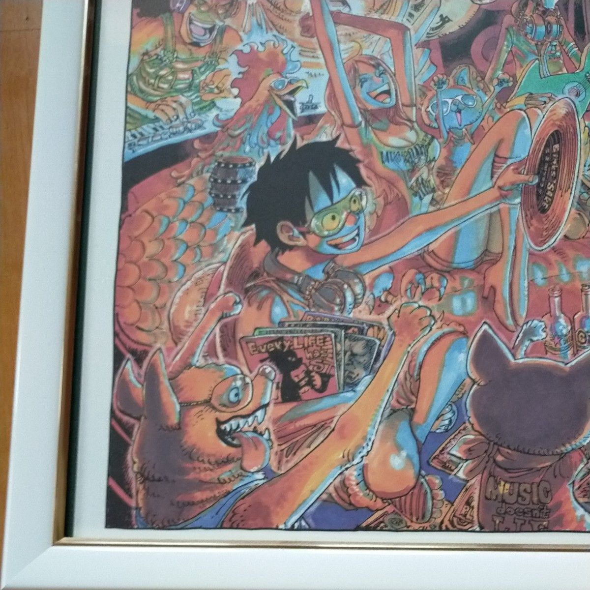 ONE PIECE 非売品 当選品 複製原画 第981話 参戦 扉絵カラー複製原画