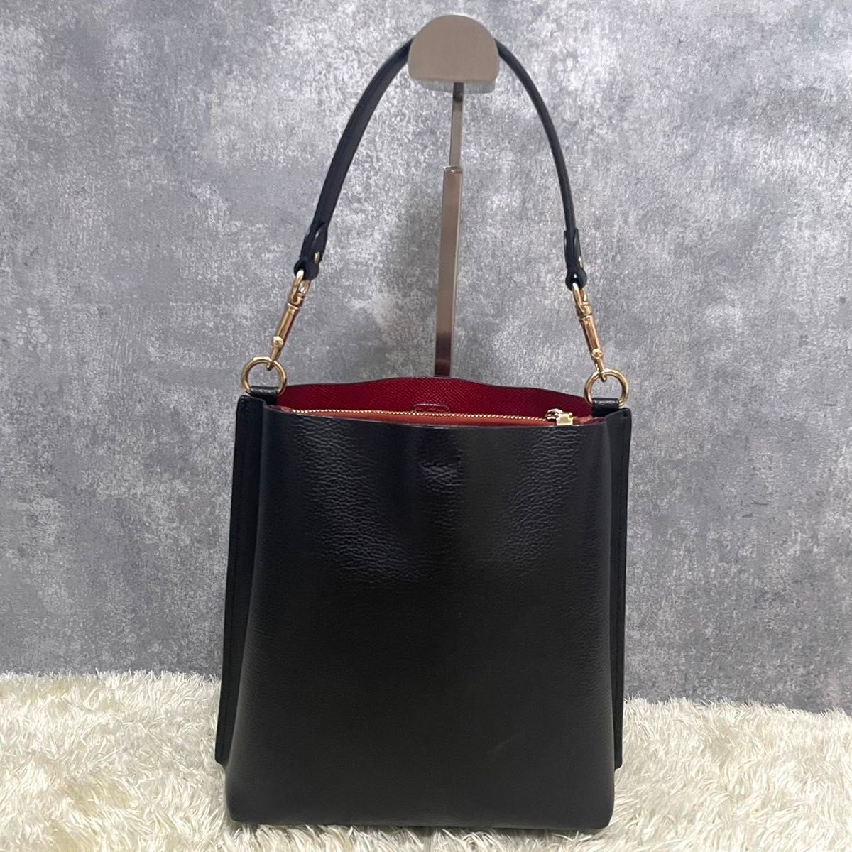 極美品】COACH コーチ スモールタウンバケット ショルダーバッグ