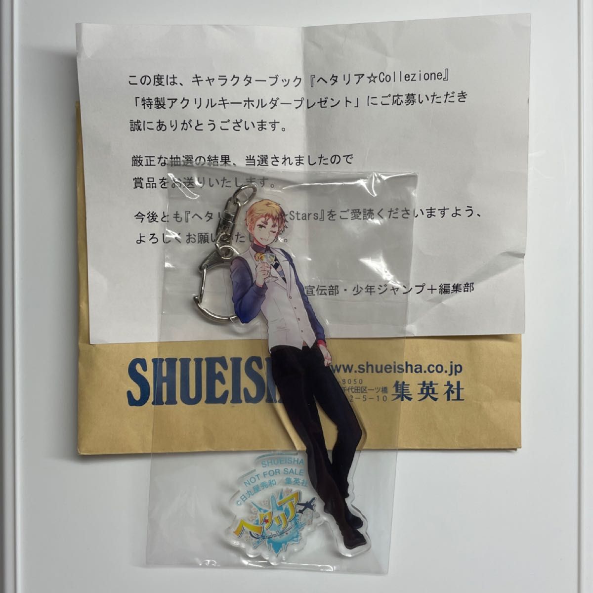 ヘタリアWorld stars collezione 特製アクリルキーホルダー イギリス