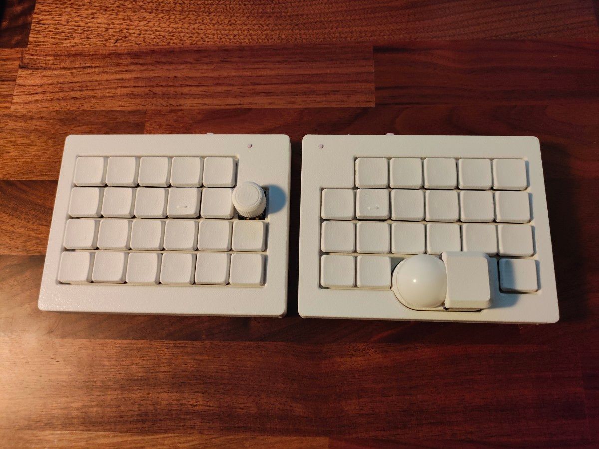 Orbee トラックボール ロープロファイル 無線分割キーボード zmk