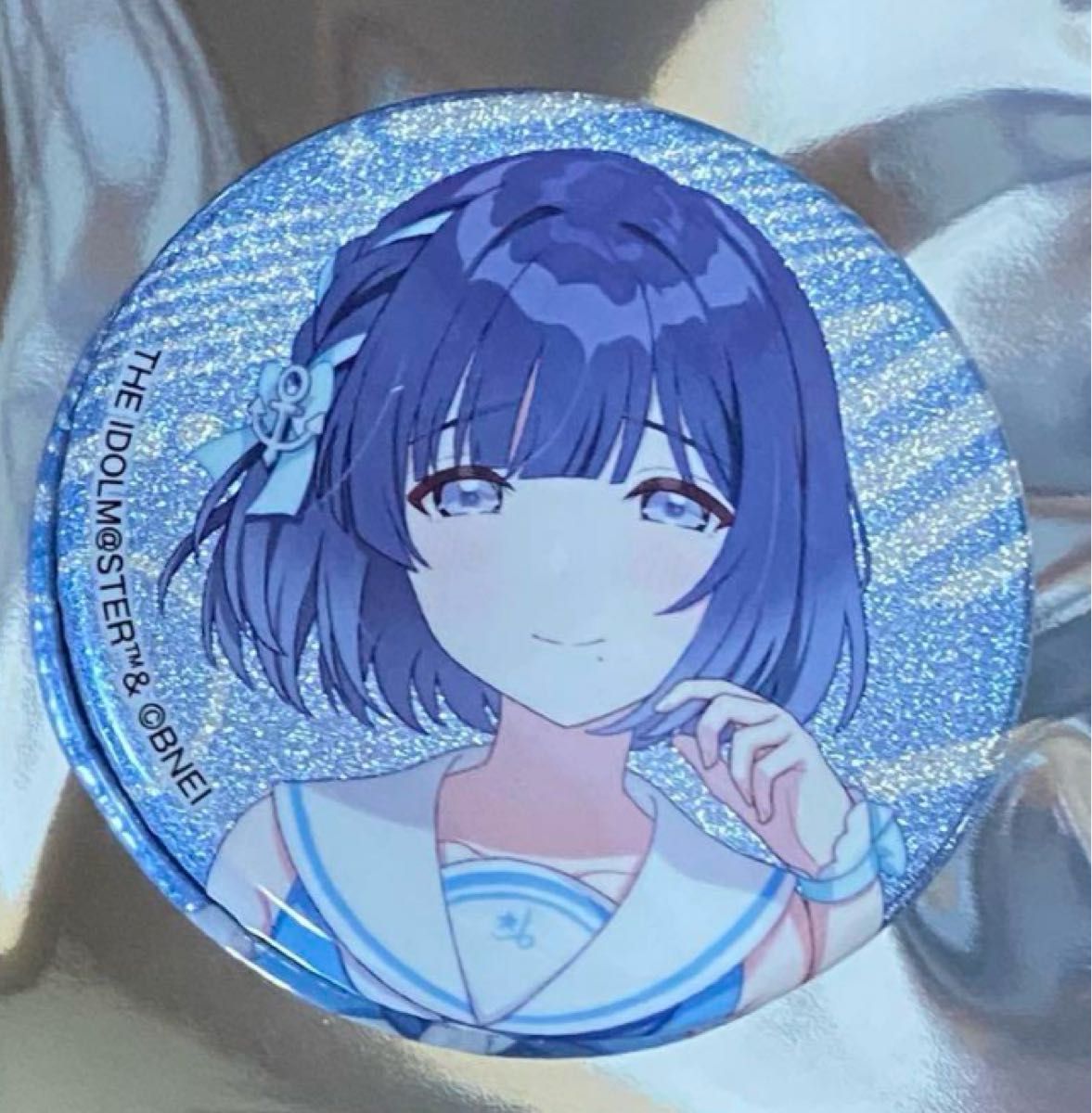 ローソン 学園アイドルマスター グリッター缶バッジ（ブラインド） 秦