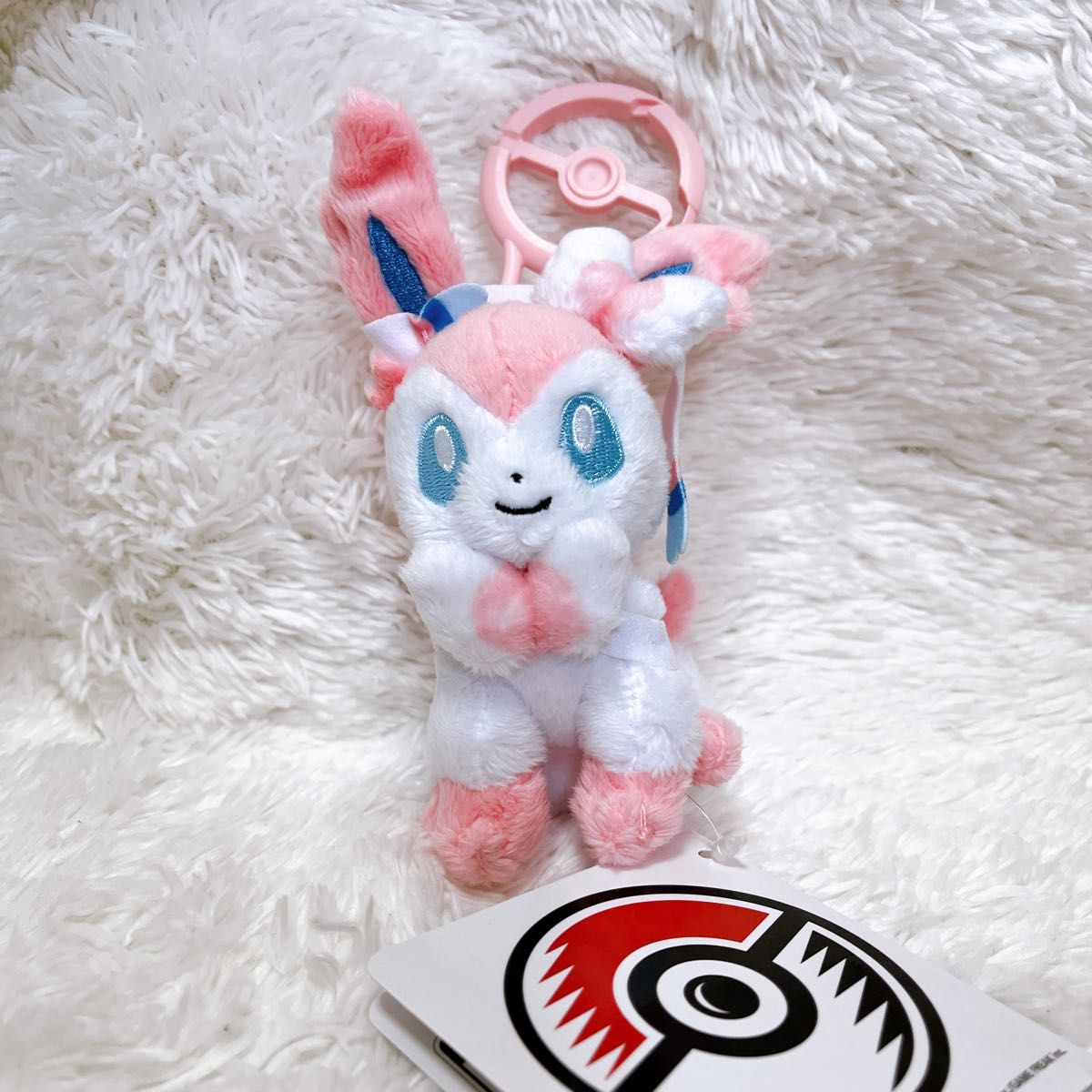 ポケモン センター ニンフィア カラビナ付き マスコット ぬいぐるみ