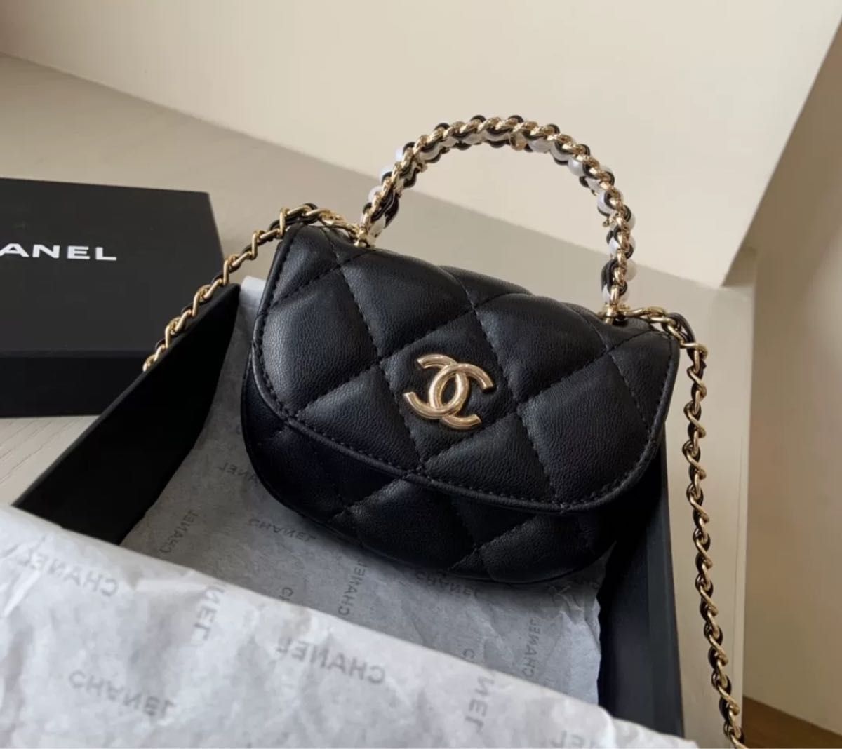 CHANEL ノベルティ ミニショルダーバッグ 箱付き｜Yahoo!フリマ（旧