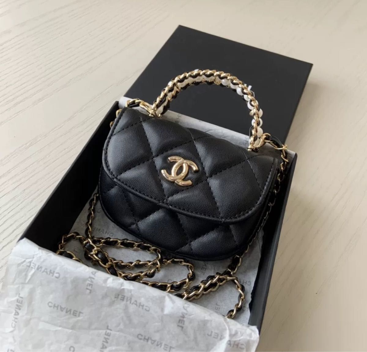 CHANEL ノベルティ ミニショルダーバッグ 箱付き｜Yahoo!フリマ（旧