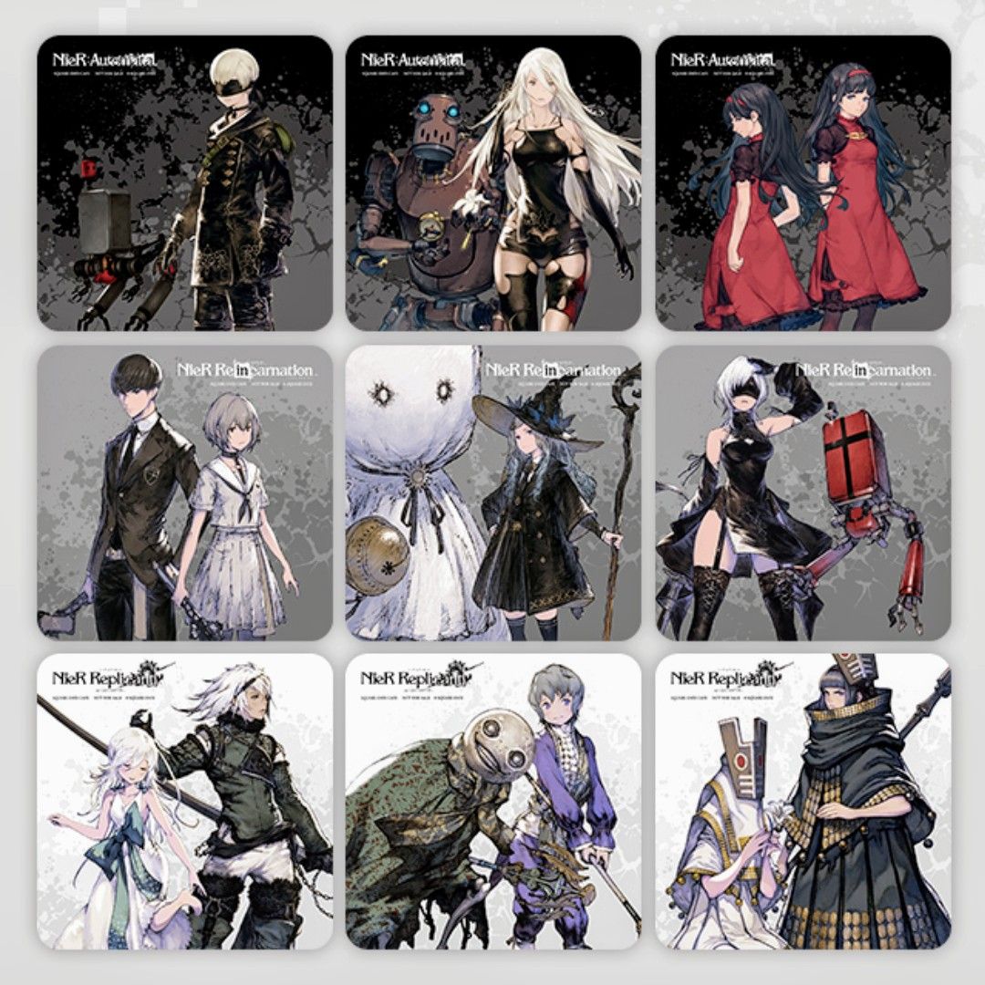 スクエニカフェ限定 ニーアシリーズコラボ 後期コースター【NieR