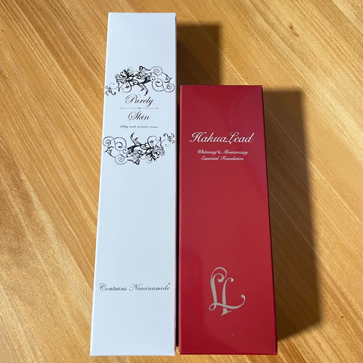 ハクアリード ファンデーション リンクルホワイトクリーム 2点セット