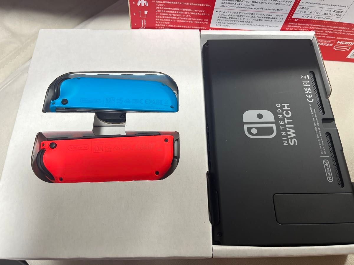 Nintendo Switch 本体 ネオンレッド/ブルー 動作確認済 完品｜Yahoo