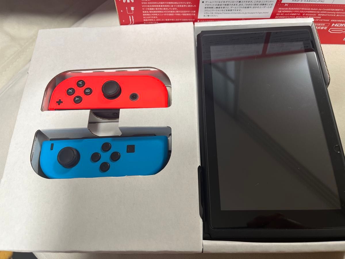 Nintendo Switch 本体 ネオンレッド/ブルー 動作確認済 完品｜Yahoo