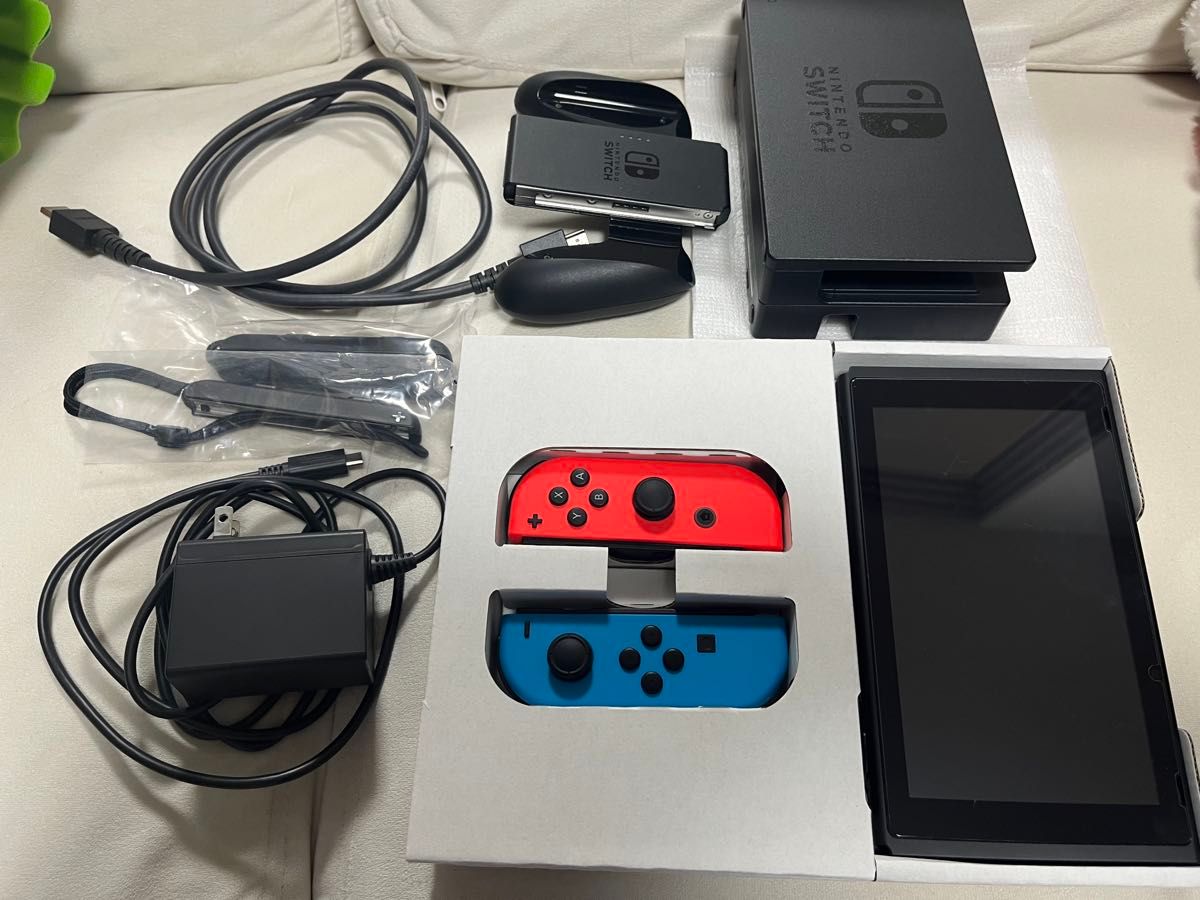 Nintendo Switch 本体 ネオンレッド/ブルー 動作確認済 完品｜Yahoo