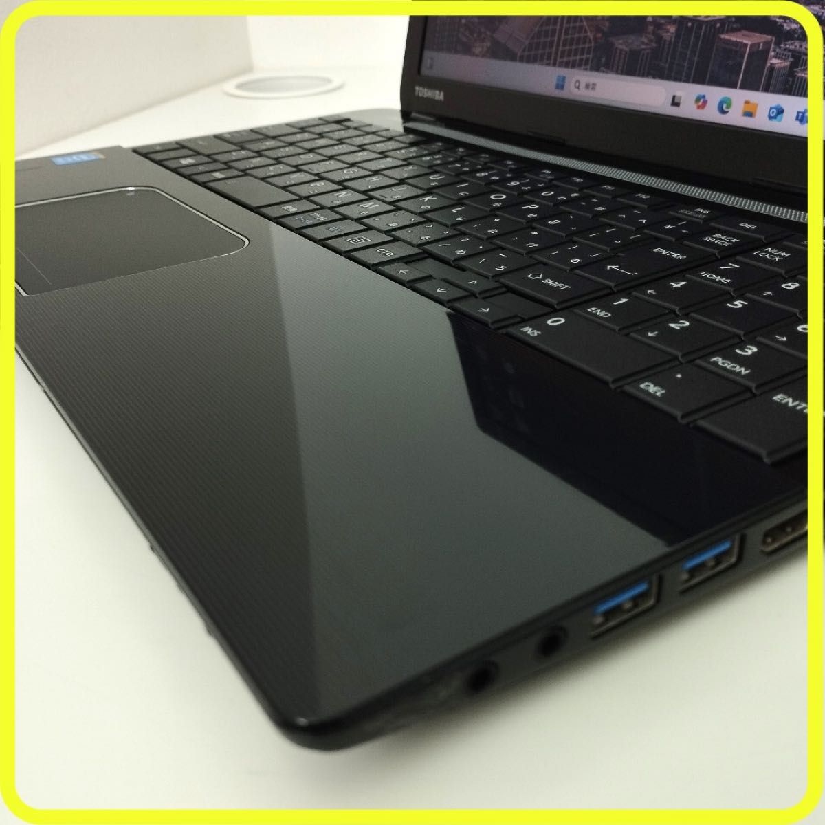 新品SSD256GB windows11 ノートパソコン office 274 東芝 DVD カメラ