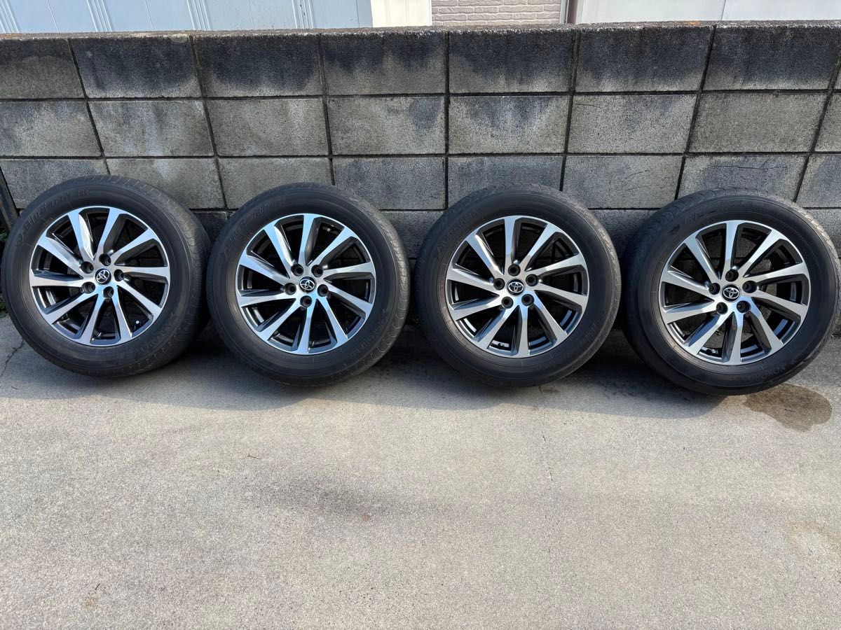 トヨタ 30アルファード純正 17インチ アルミホイール&タイヤ 4本セット