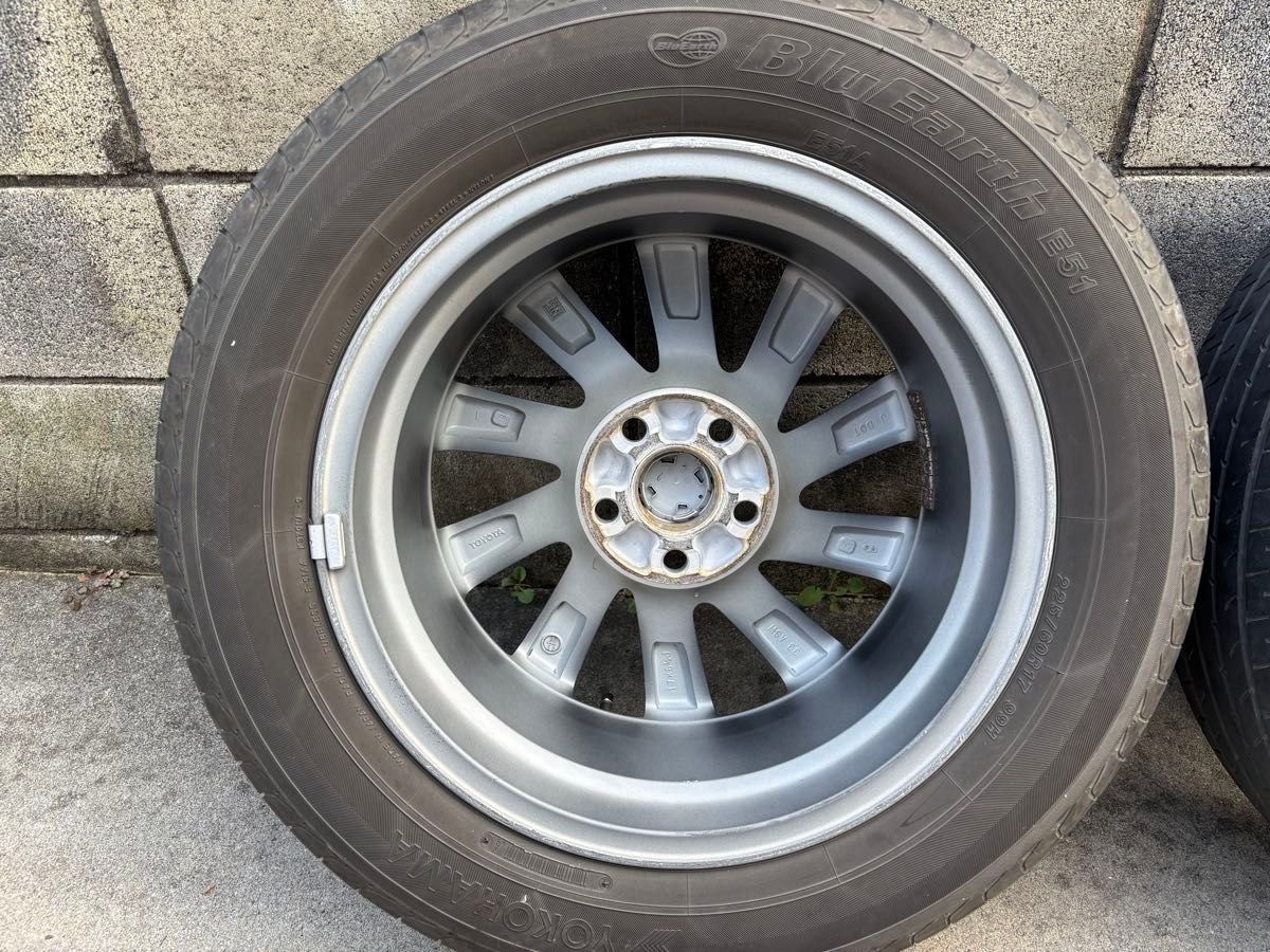 トヨタ 30アルファード純正 17インチ アルミホイール&タイヤ 4本セット