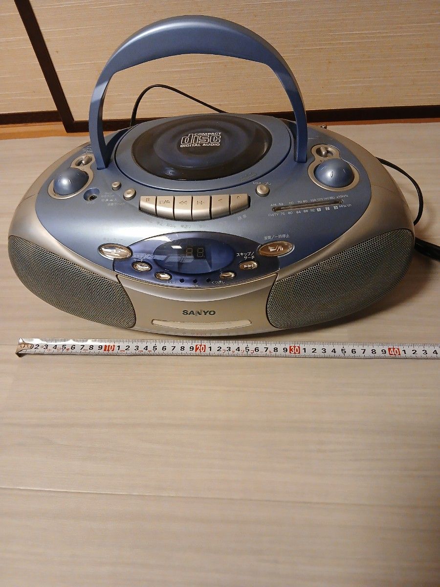 SANYO CDラジカセ ブルー系 ジャンク｜Yahoo!フリマ（旧PayPayフリマ）