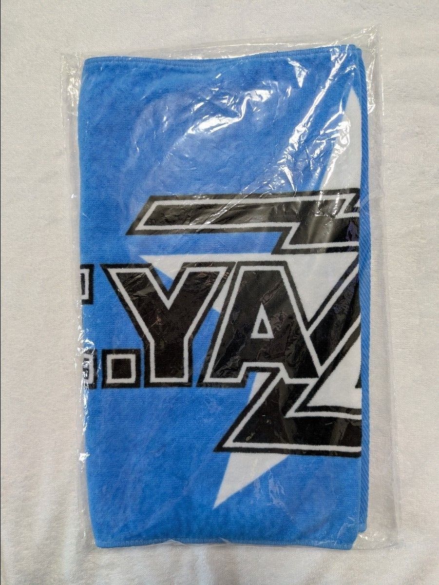 矢沢永吉 タオルケット シングルサイズ レア 希少 黒 星 ロゴ 矢沢永吉