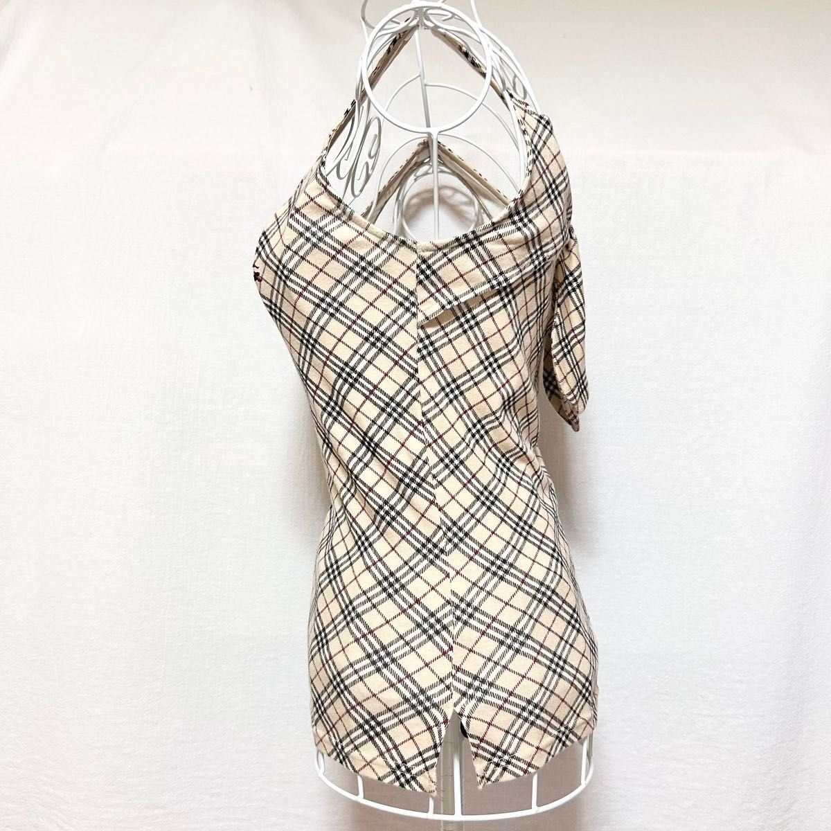 美品 BURBERRY BLUE LABEL キャミソール タンクトップ 38 BURBERRY