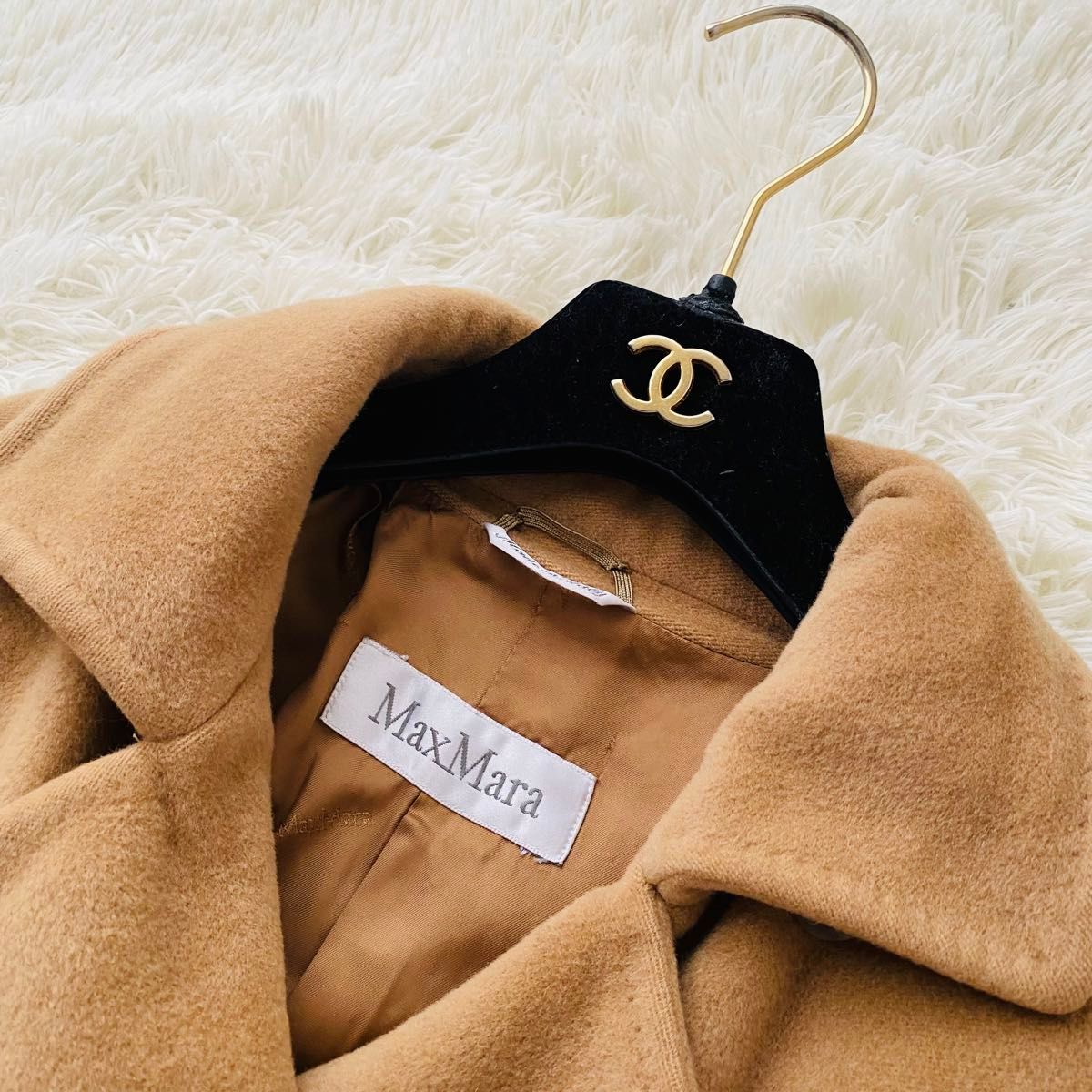最高級白タグ Max Mara マックスマーラ カシミヤ ヴァージンウール