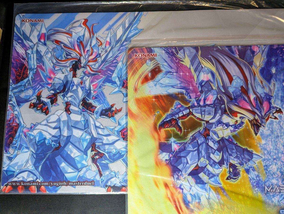 未開封 烙印融合 氷剣竜ミラジェイド プレイマット 遊戯王 公式品