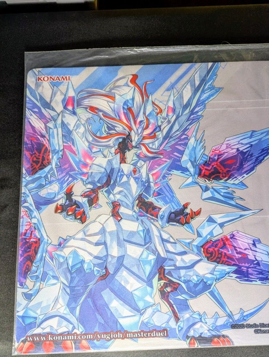 未開封 烙印融合 氷剣竜ミラジェイド プレイマット 遊戯王 公式品
