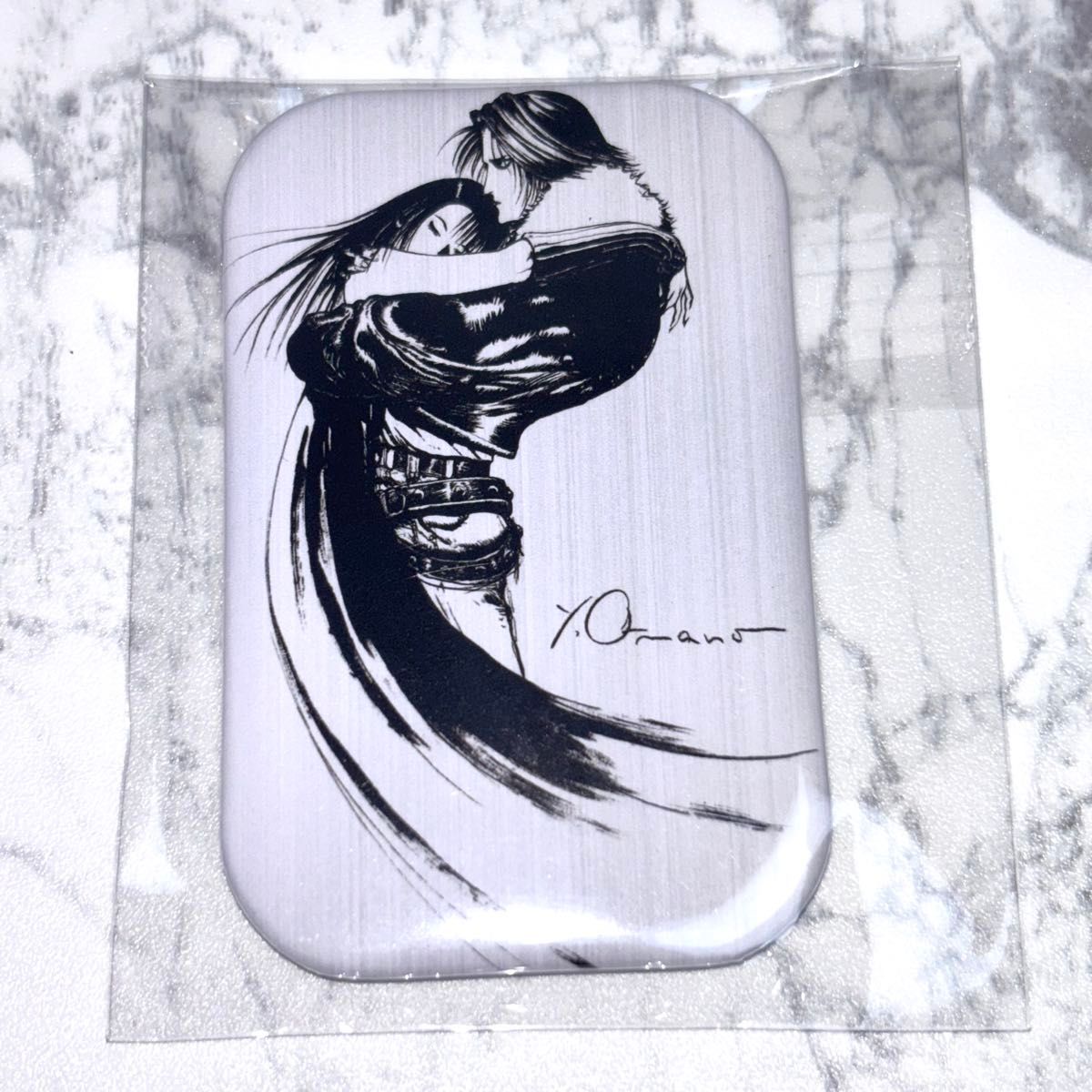 ファンタジーアート展 ファイナルファンタジー FF8 天野喜孝 缶バッジ