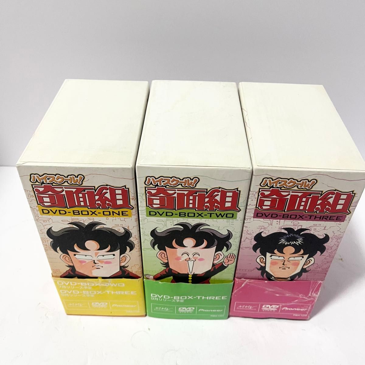 ハイスクール 奇面組 DVD-BOX-ONE-TWO-THREE 全巻セット 新沢基栄
