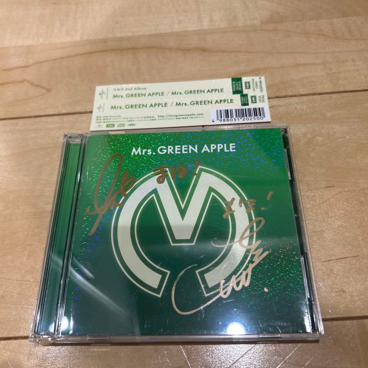 Mrs GREEN APPLE 直筆サイン入りCD ミセスグリーンアップル｜Yahoo