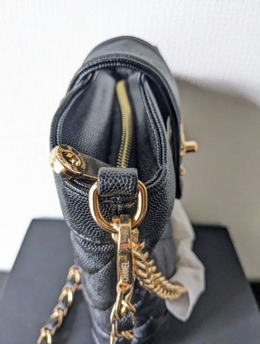 新品 未使用 CHANEL シャネル ノベルティ ショルダーバッグ ゴールド