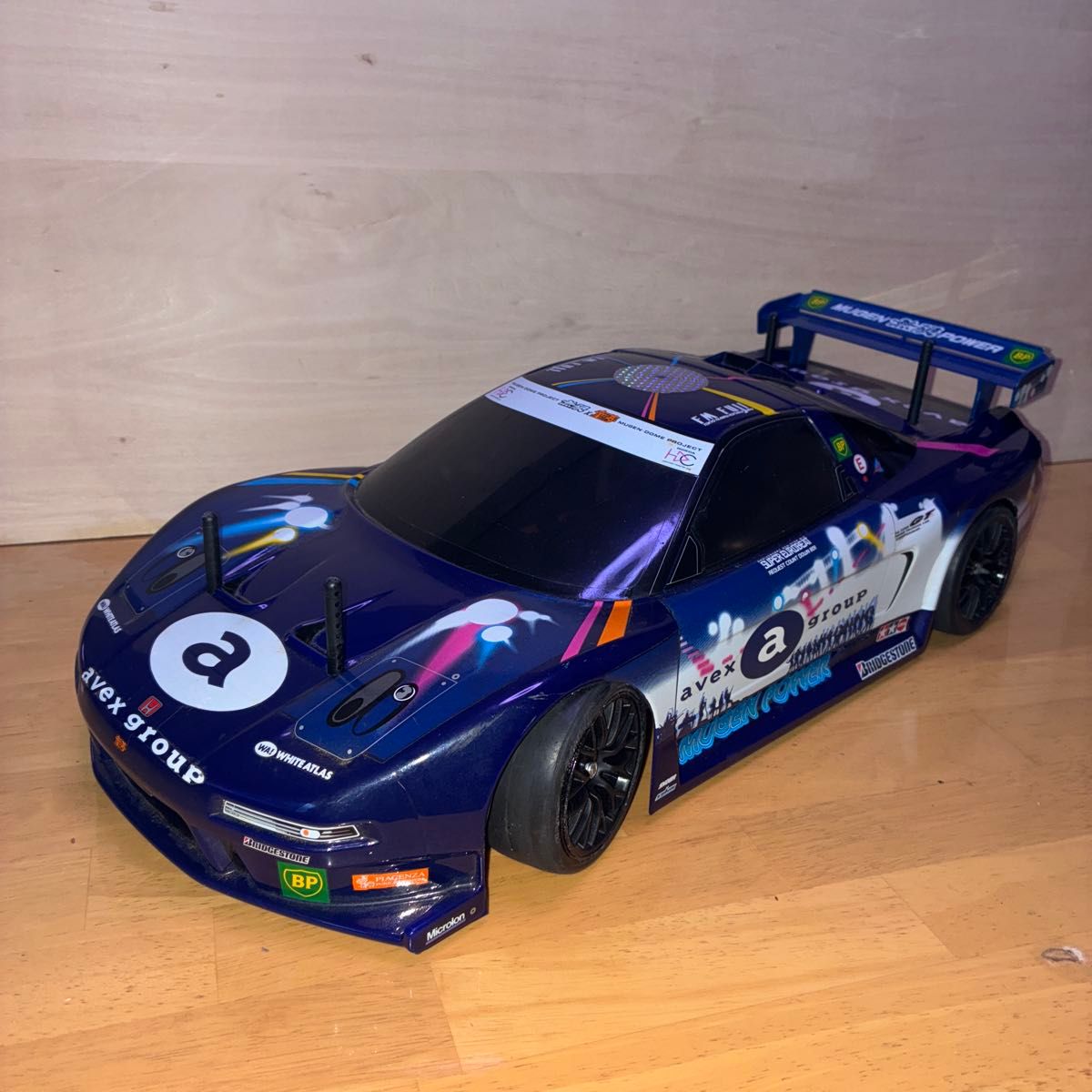 タミヤ1/8エンジンカー TGR 未使用ボディー付き サーボ付き O S15CV-R