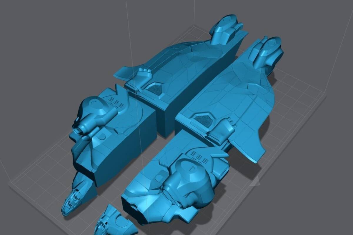 模型 C-21 ドラゴンアサルトシップ C-21 Dragon Assault Ship - Model