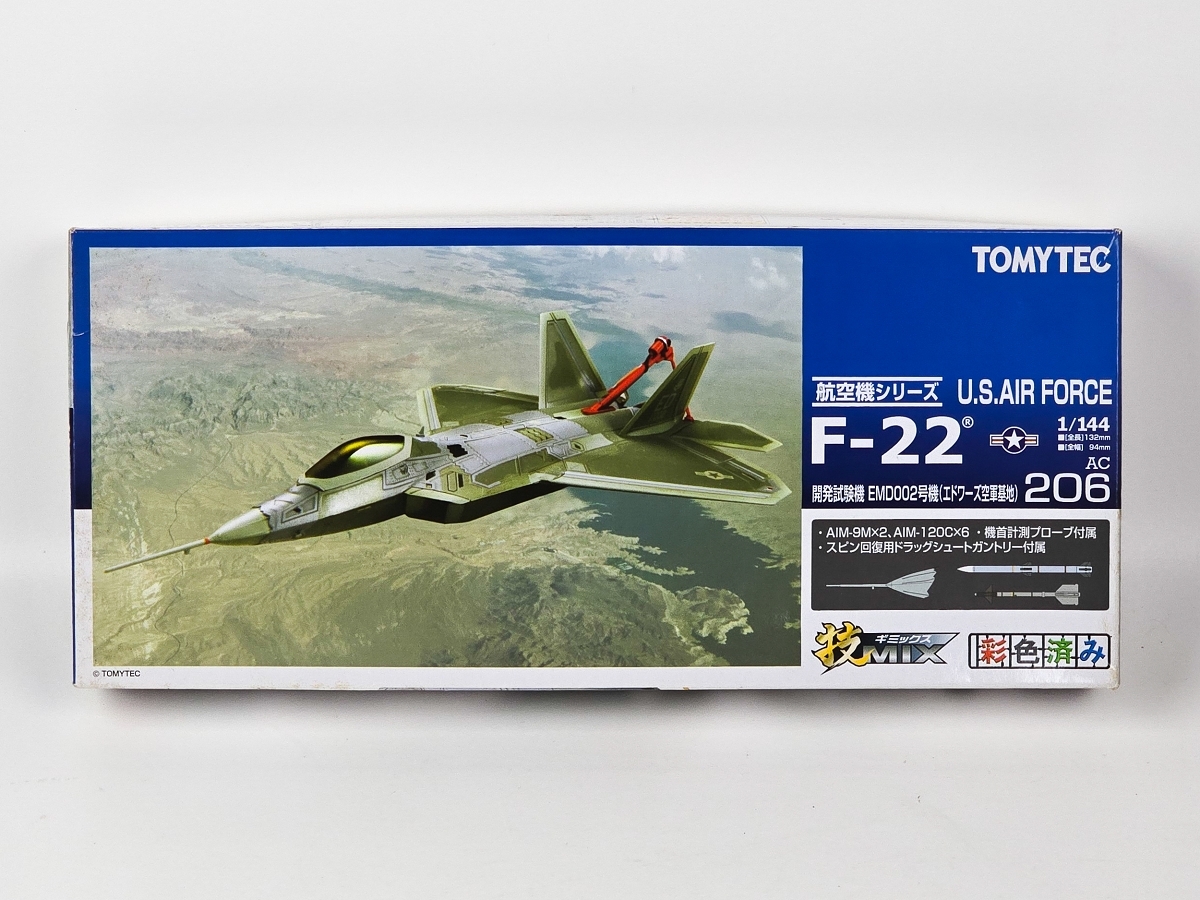 TOMYTEC F-22 プラモデル 1/144 技MIX ギミックス TOMYTEC F-22