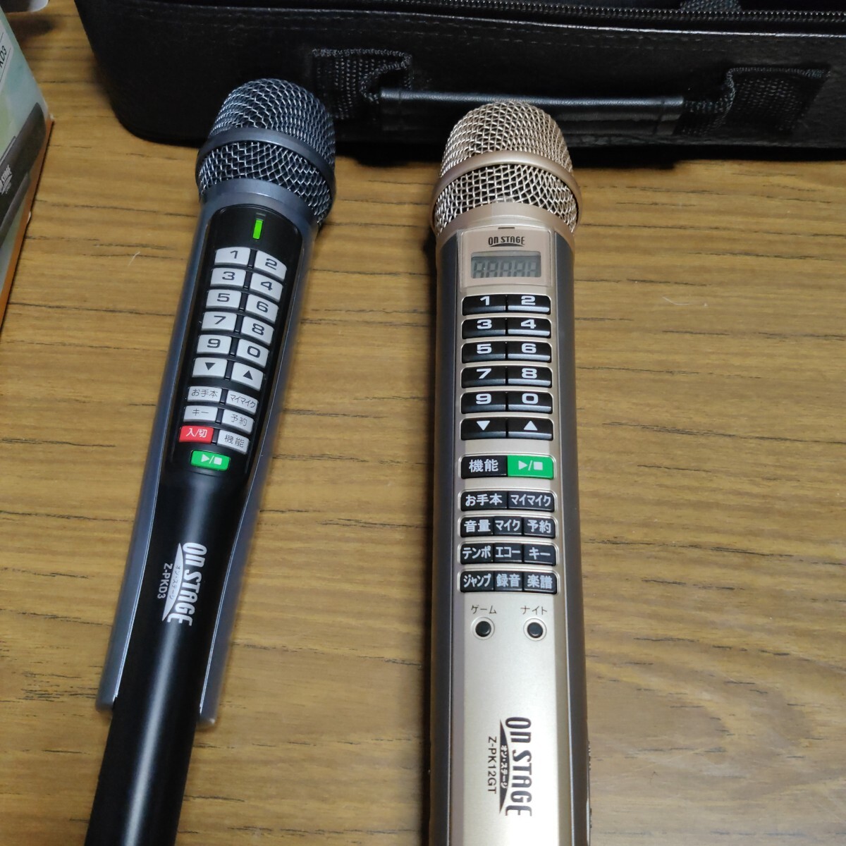 ON STAGE 家庭用カラオケ Z-PK12GT ペアマイクセット Amazon.co.jp