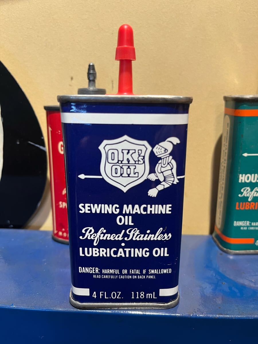 ビンテージ ハンディオイル缶 O K 's OIL OKsガレージ hotrod 1950's