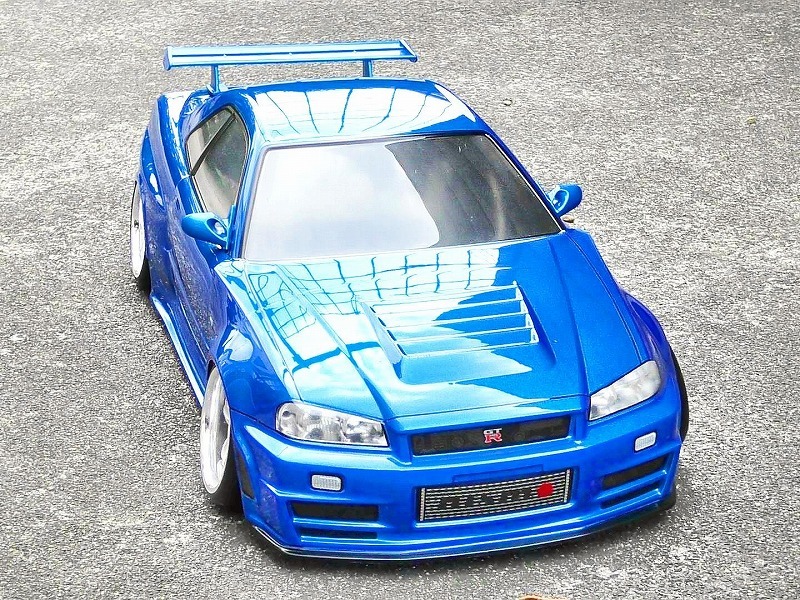 Yahoo!オークション - タミヤ スカイライン R34 GT-R ラジコンボディ