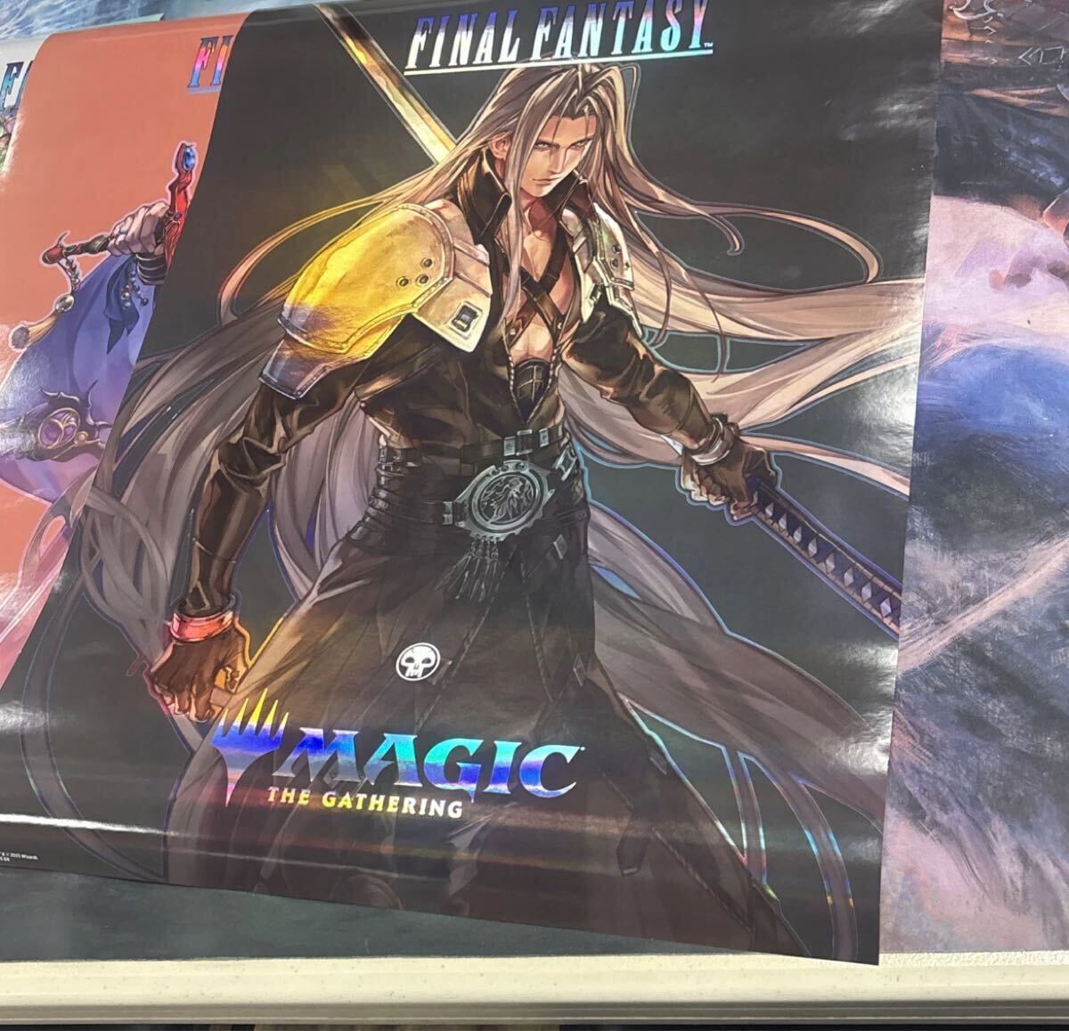 MTG ファイナルファンタジー 販促用FOILポスター セフィロス MTG