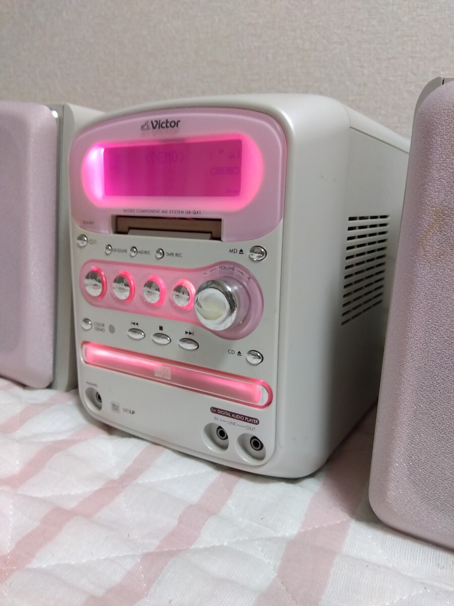 Yahoo!オークション - Victor UX-QX1 ミニコンポ検索 ビクター CD MD