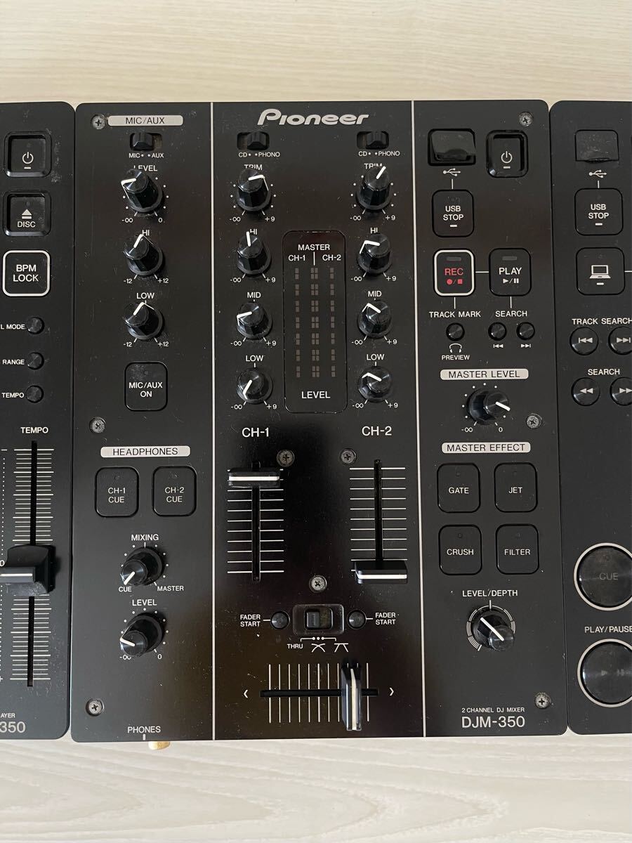 Pioneer CDJ-350DJM-350 2011年式 ハードケース付 Pioneer CDJ-350DJM