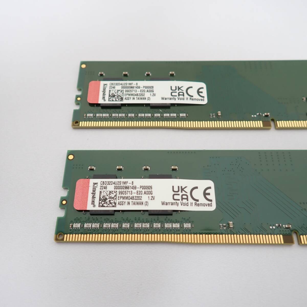 Yahoo!オークション - Kingston CBD32D4U2S1MF-8 8GB 2枚セット メモリ